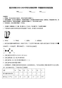 重庆市忠县2023-2024学年九年级化学第一学期期末综合测试试题含答案