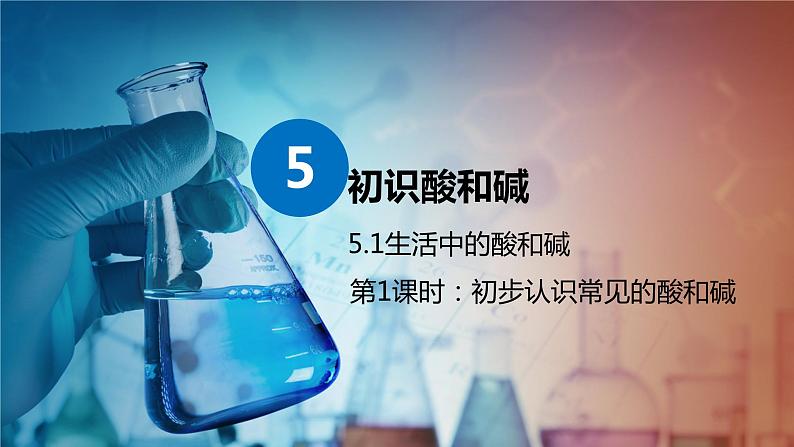 5.1生活中的酸和碱(第1课时)(课件)-2023-2024学年九年级化学第二学期同步精品课堂(沪教版·上海) 第1页