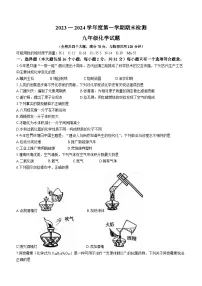 重庆市潼南区2023-2024学年九年级上学期期末化学试题