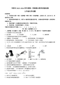 陕西省渭南市华阴市2023-2024学年九年级上学期期末化学试题