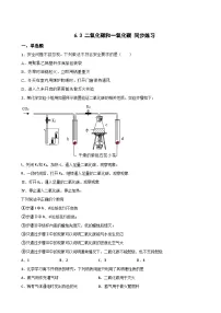 初中课题3 二氧化碳和一氧化碳同步训练题
