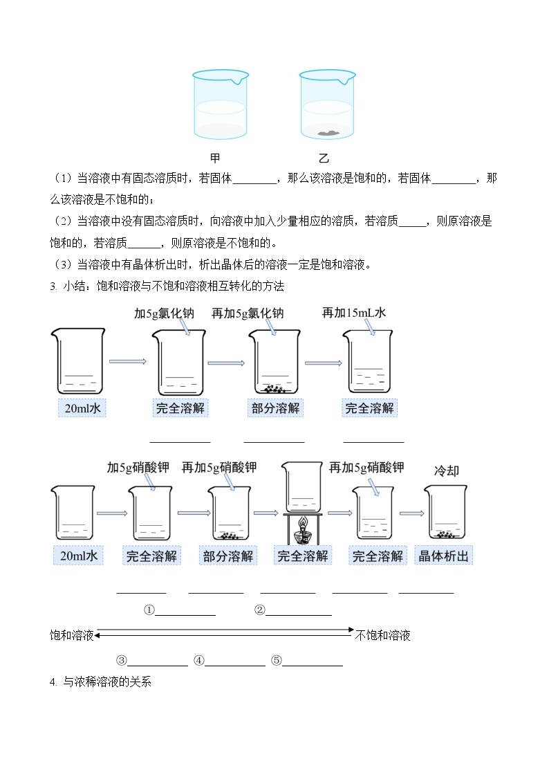 人教版化学九年级下册9.2《溶解度》第一课时 课件+教案+导学案+分层练习（含答案解析）03