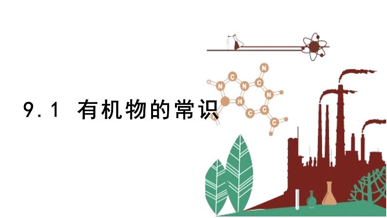 9.1 有机物的常识 课件 科粤版化学九年级下册第1页