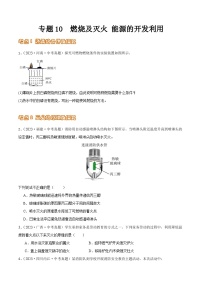 2024年中考化学真题分项汇编（全国通用）专题10 燃烧及灭火 能源的开发利用（第02期）（原卷版+解析）