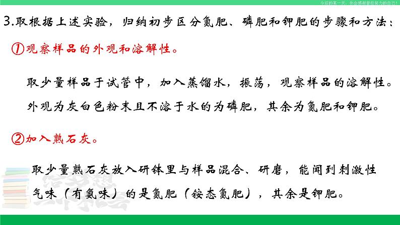 人教版九年级化学下册同步优质课件 第十一单元 课题2 化学肥料(第二课时)第6页