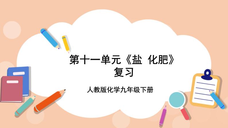 人教版化学九年级下册 第十一单元《盐 化肥》复习课件01