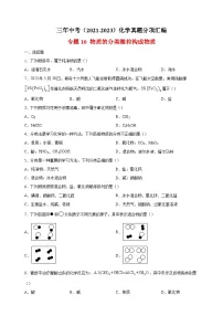 专题10 物质的分类 微粒构成物质-三年中考（2021-2023）化学真题分项汇编（全国通用）