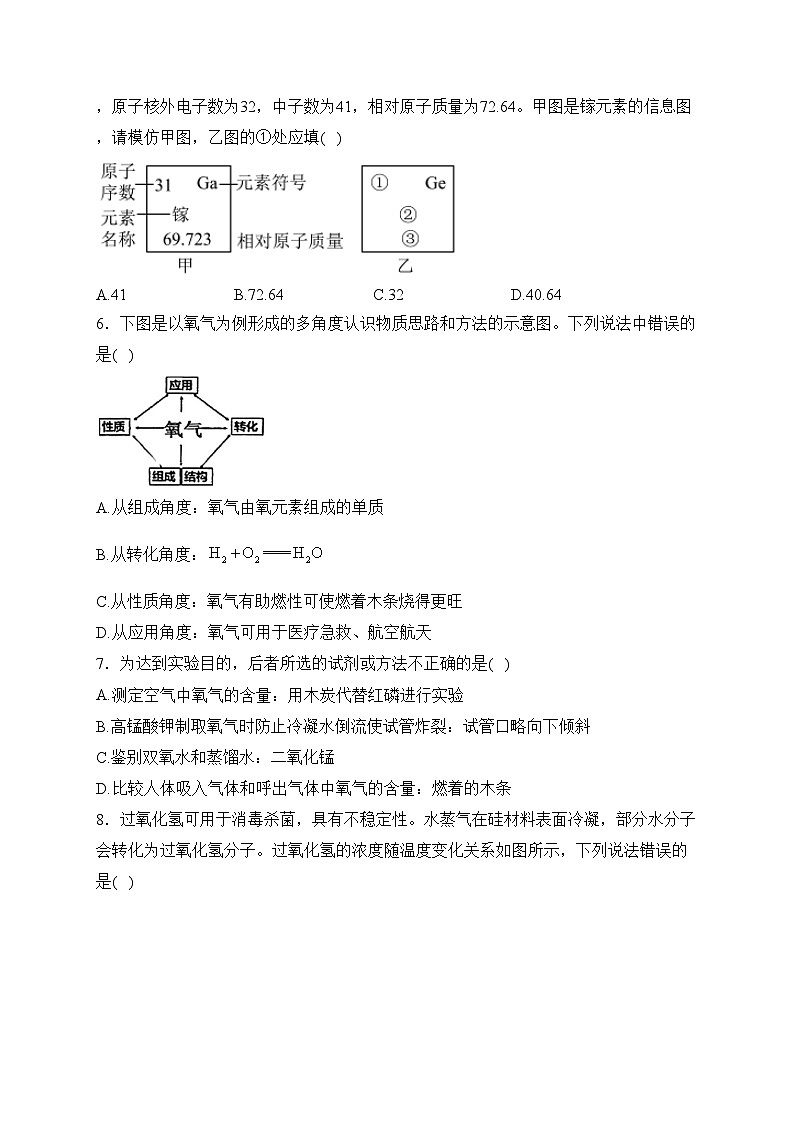 福建省宁德市2023-2024学年九年级上学期期末质量检测化学试卷(含答案)第2页