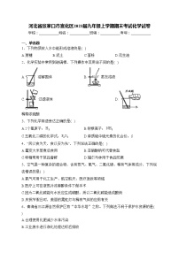 河北省张家口市宣化区2023届九年级上学期期末考试化学试卷(含答案)