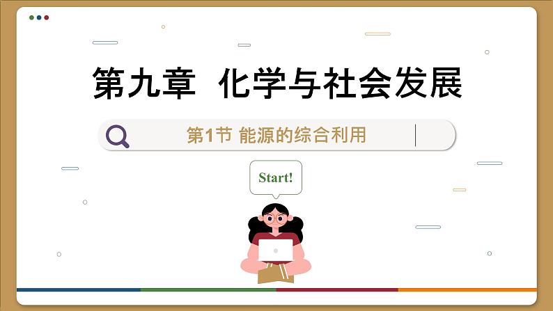 沪教化学九年级下册 9.1化学能源的综合利用 PPT课件第1页