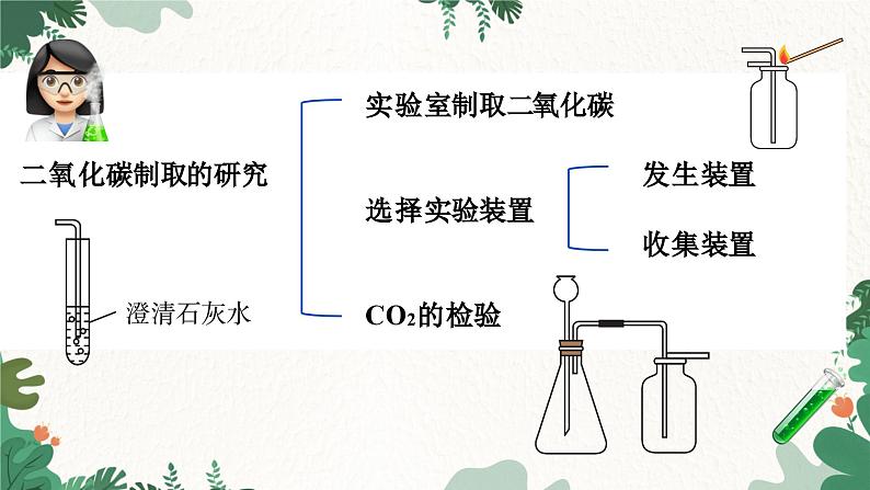 人教版化学九年级上册 6.2 二氧化碳制取的研究课件第2页