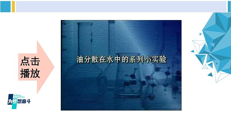 科粤版九年级化学下册 第七章 溶液第二课时 乳化 溶解时的吸热和放热现象(课件)第6页