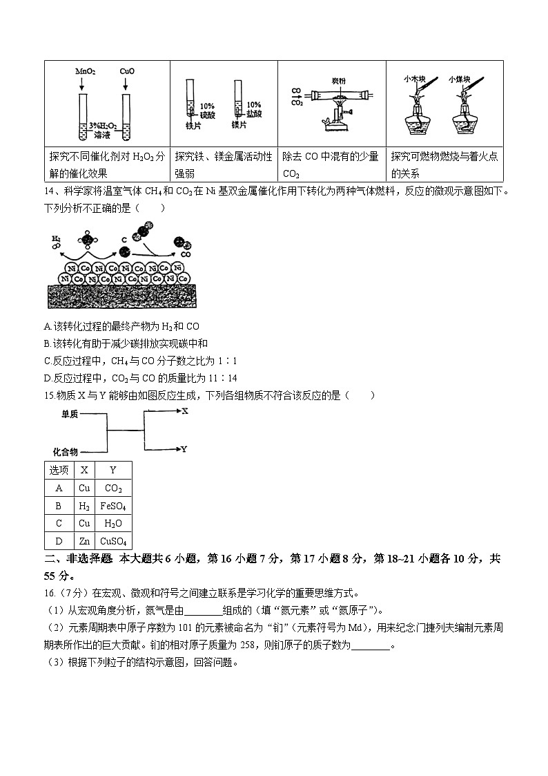 广东省惠州市惠南中学2023-2024学年九年级下学期化学开学考试卷()第3页