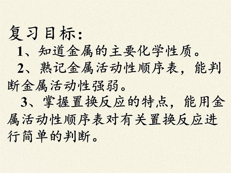 鲁教版化学九年级下册 第九单元 到实验室去:探究金属的性质(3) 课件第2页