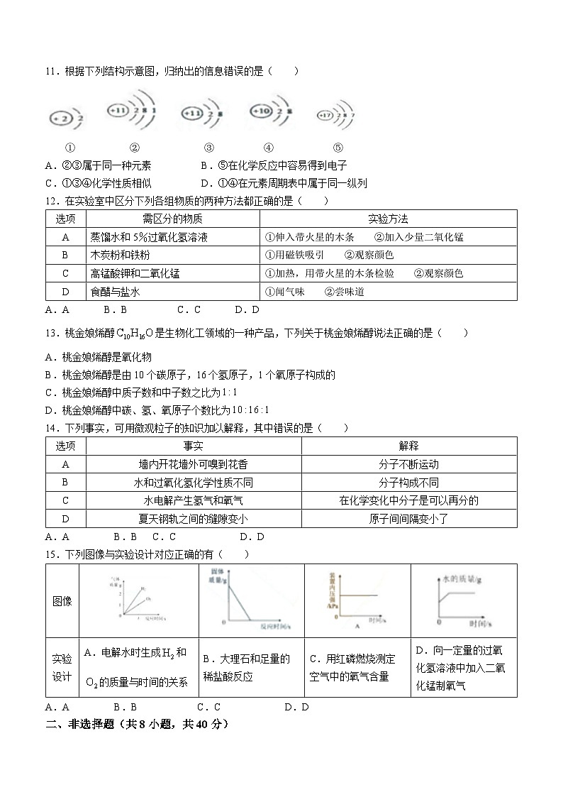 黑龙江省哈尔滨市第十七中学校2023-2024学年下学期开学考试八年级化学试题第3页