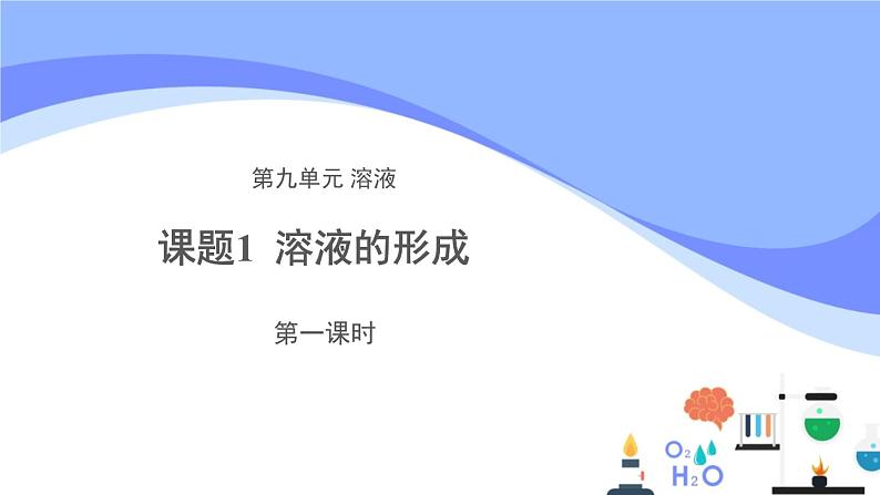 人教版化学九年级下册 9.1溶液的形成(1)课件01