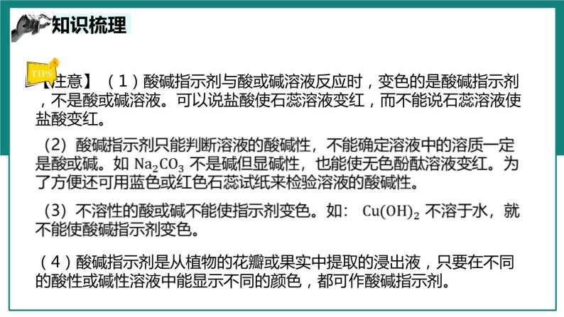 第十单元  酸和碱【考点串讲】-2024年中考化学一轮复习课件（人教版）08