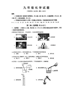 山东省青岛崂山区2023-2024学年九年级上学期化学期末试卷