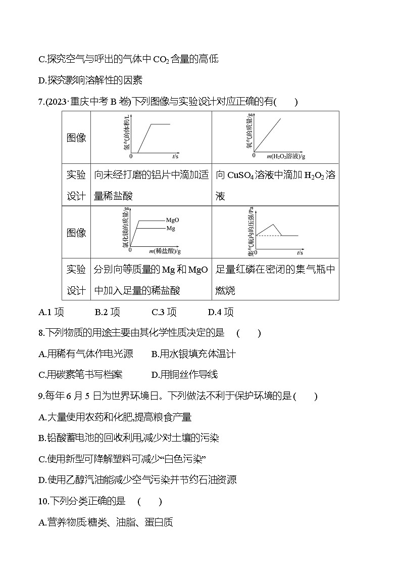 2024年河北省初中毕业生升学文化课考试模拟冲刺卷(二)(学生版)第3页