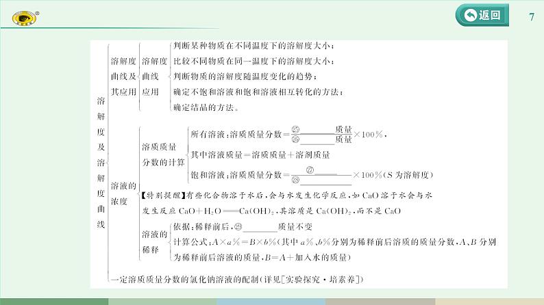 2024河北中考化学复习 板块一 主题4 常见的溶液(2~5.5分) 课件第7页