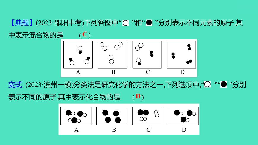 2024山東中考復(fù)習(xí) 人教版化學(xué) 考點(diǎn)研究 第二部分　第3講　物質(zhì)的分類 課件第6頁
