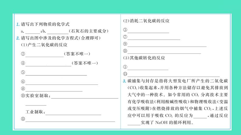2024山东中考复习 人教版化学 考点研究 第三部分 第2讲 碳和碳的氧化物 课件04