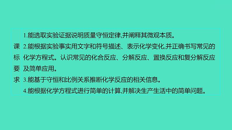 2024山东中考复习 人教版化学 考点研究 第三部分 第4讲 定量研究化学反应 课件02