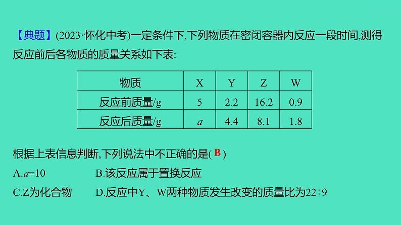 2024山东中考复习 人教版化学 考点研究 第三部分 第4讲 定量研究化学反应 课件06