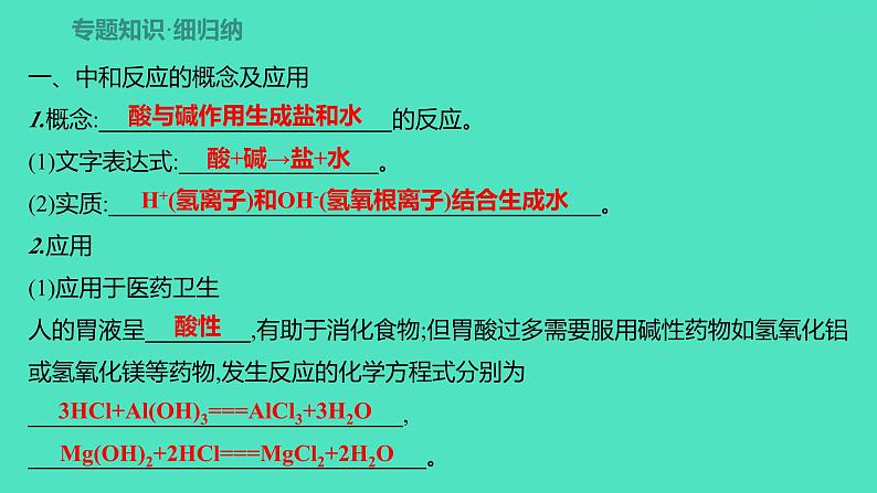 2024山东中考复习 人教版化学 考点研究 微专题8 中和反应的探究 课件02
