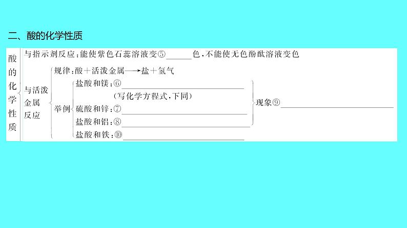 2024湖南中考复习 人教版化学 第十单元 第1课时 常见的酸和碱 课件06