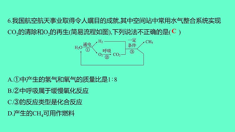2024贵州中考一轮复习 人教版化学 2024贵州初中学业水平考试模拟卷(二) 课件第7页