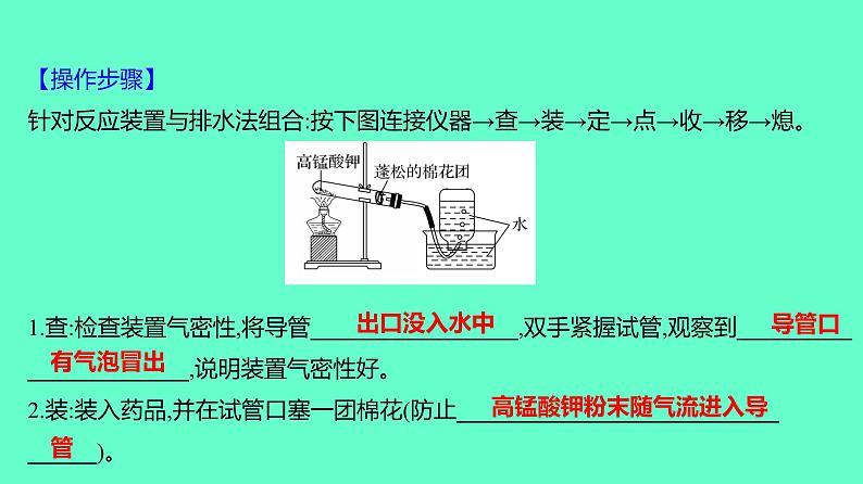 2024贵州中考一轮复习 人教版化学 教材基础复习 实验1 氧气的实验室制取与性质 课件04