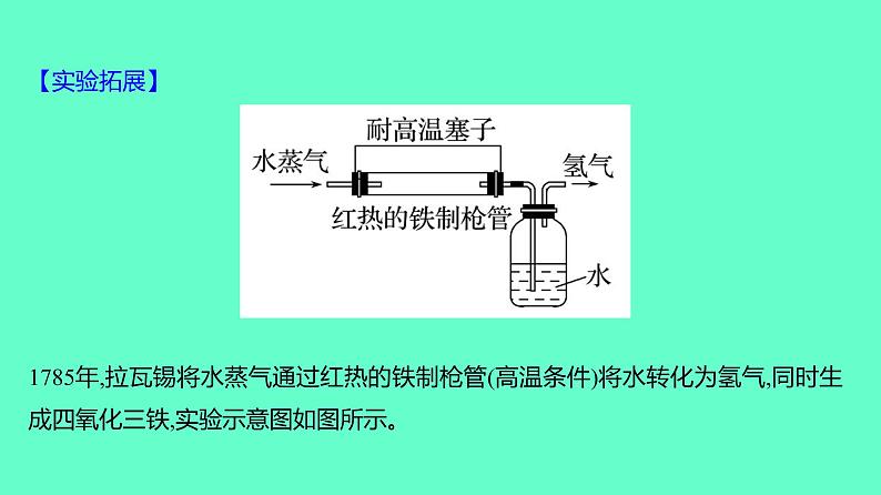 2024贵州中考一轮复习 人教版化学 教材基础复习 实验3 水的组成及变化的探究 课件05