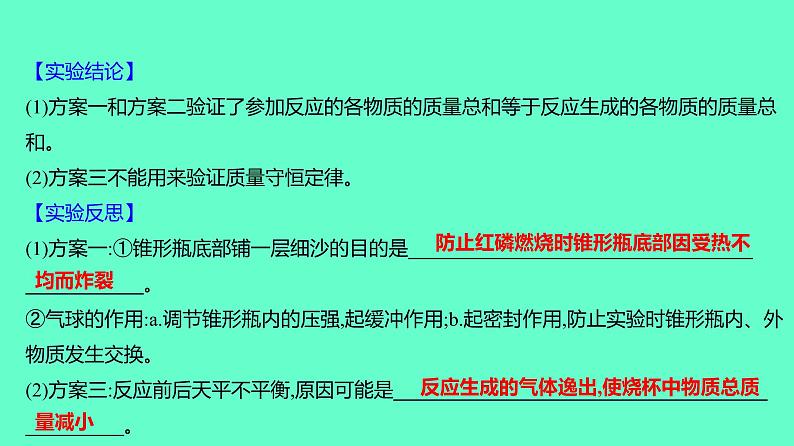 2024贵州中考一轮复习 人教版化学 教材基础复习 主题四 第八讲 质量守恒定律和化学方程式 课件第7页