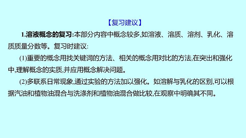2024贵州中考复习 人教版化学 板块一 第4讲 常见的溶液 课件第5页