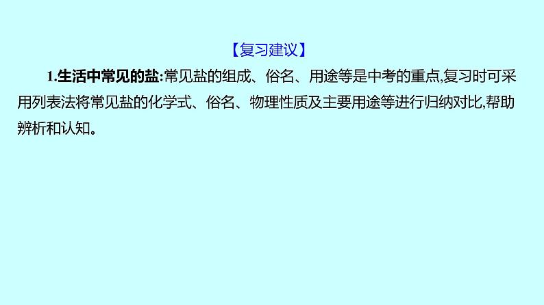 2024贵州中考复习 人教版化学 板块一 第7讲 盐 化肥 课件第6页