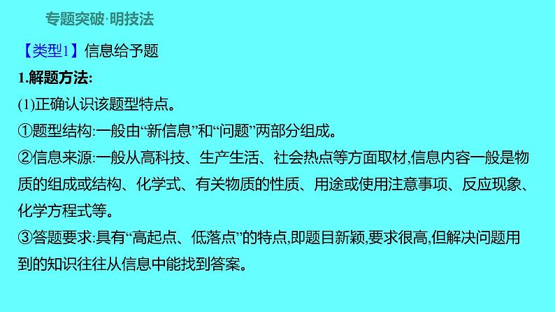 2024湖南中考复习 人教版化学 专题七 信息给予与开放类试题 课件第2页