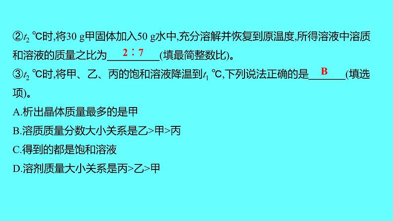 2024湖南中考复习 人教版化学 专题一 坐标曲线题 课件第5页