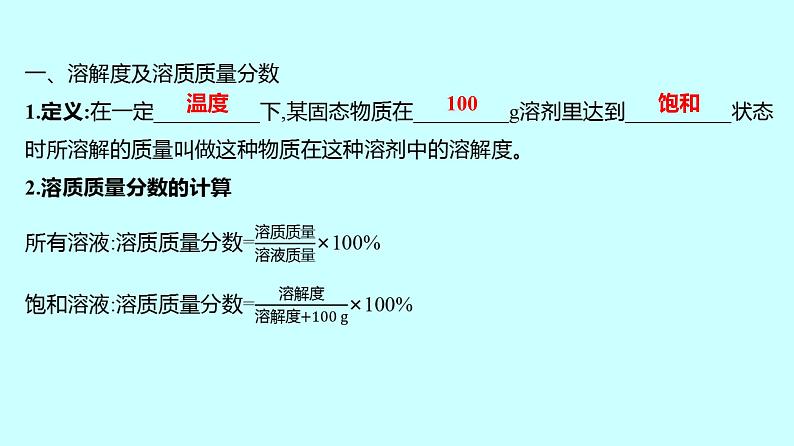 2024贵州中考复习 人教版化学 专项突破1 溶解度曲线及其应用 课件02