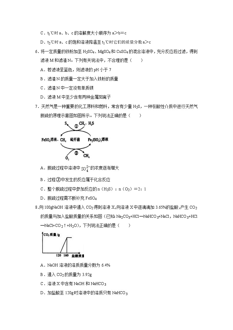 2024年江苏省徐州市新沂市五科联考中考化学模拟试卷03