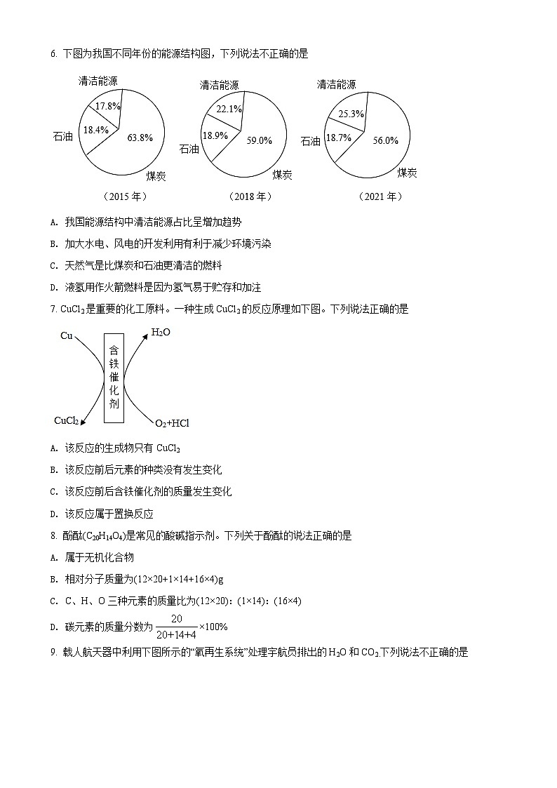 2022年广东省广州市中考化学真题(解析版)02