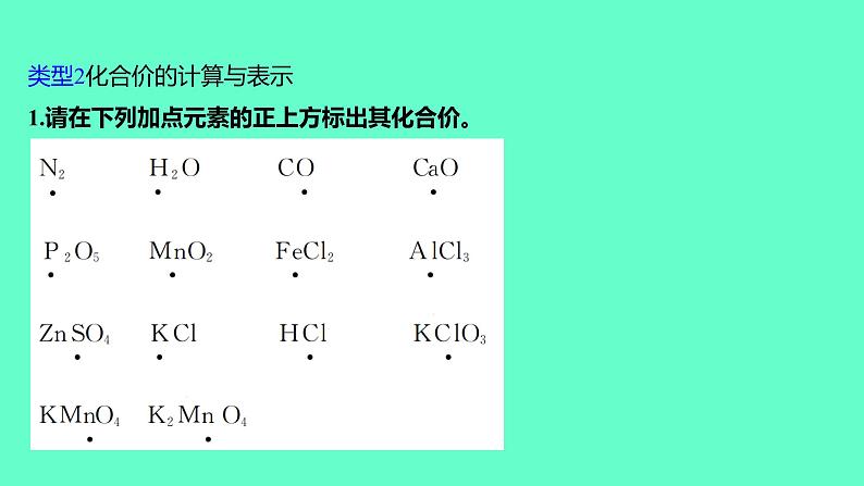 2024福建中考一轮复习 人教版化学 微专题六 化学用语课件PPT第3页