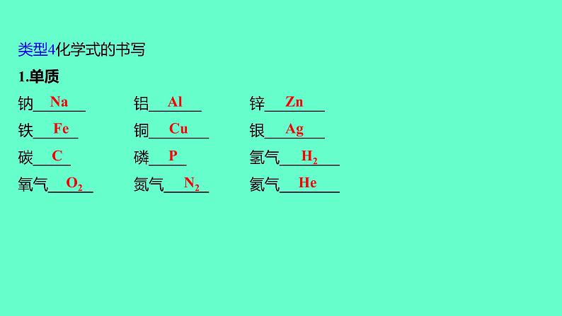 2024福建中考一轮复习 人教版化学 微专题六 化学用语课件PPT第6页
