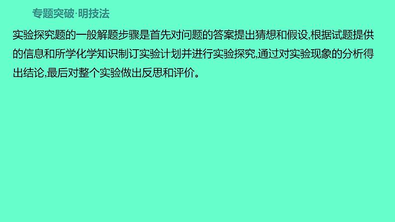 2024福建中考一轮复习 人教版化学 专题六 实验探究题课件PPT第2页