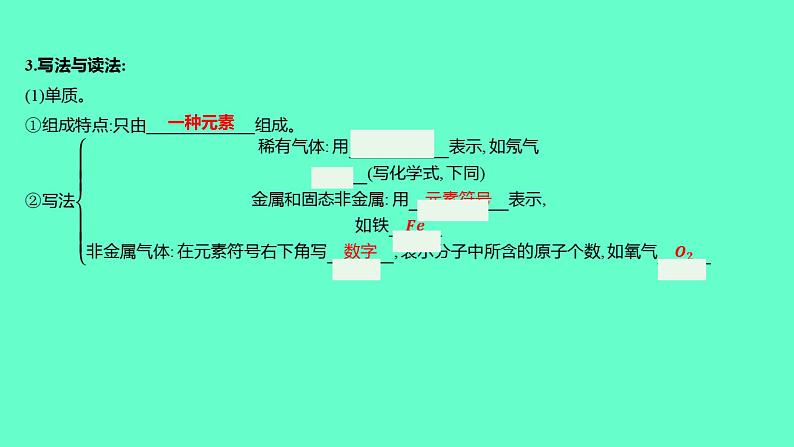 2024福建中考一轮复习 人教版化学 教材基础复习 板块二 主题3 物质组成的表示课件PPT第3页