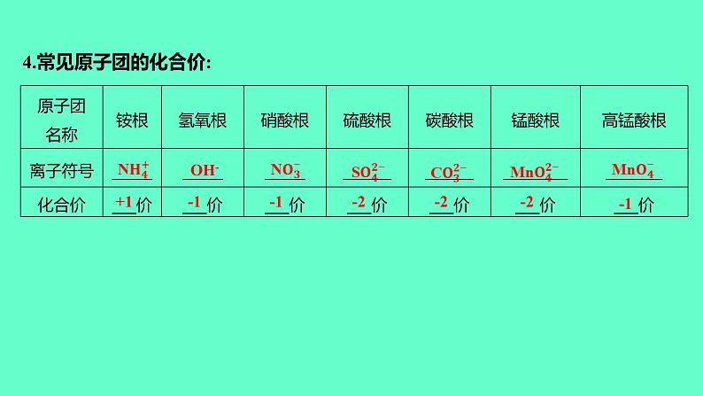 2024福建中考一轮复习 人教版化学 教材基础复习 板块二 主题3 物质组成的表示课件PPT第6页