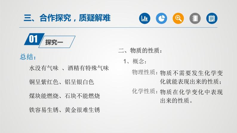 人教版九年级化学上册同步公开课精美课件 课题1 物质的变化和性质（第2课时）（精品同步教学课件）05