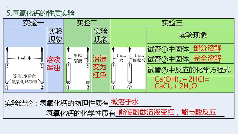 人教版九年级化学下册同步精品课件 实验活动6 酸、碱的化学性质(精品同步教学课件)第8页