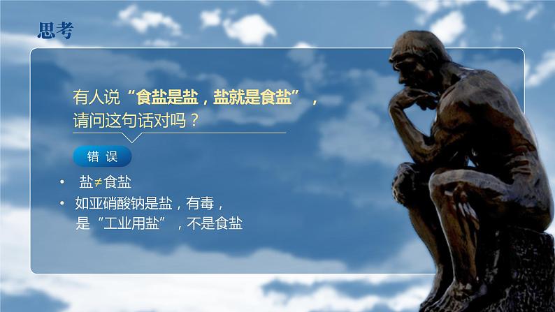 人教版九年级化学下册公开课精品课件 11.1. 生活中常见的盐(第1课时)(精品同步教学课件)02