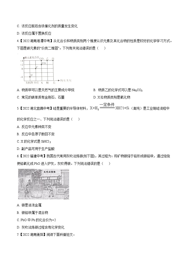 中考化学真题分项汇编(全国通用)(第02期)专题22信息给予题与阅读理解题(原卷版+解析)第2页